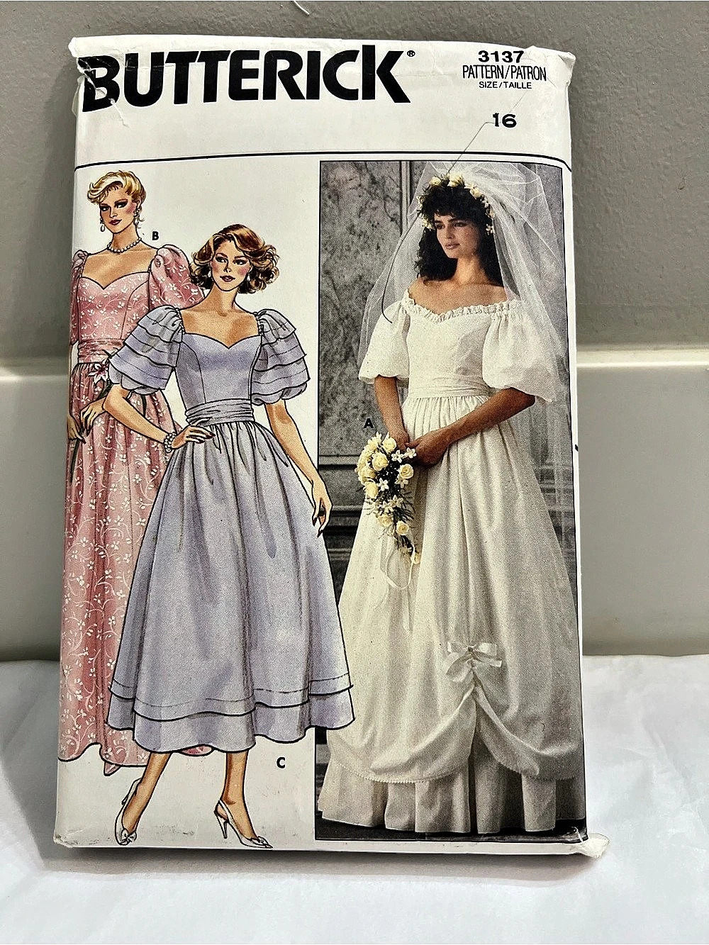 Butterick 3137 Bridal Gown and Dress Sewing Pattern Bridal Gown Sewing Pattern